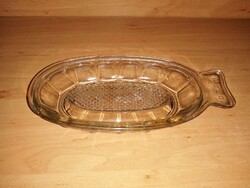 DRGM (antik német birodalmi szabványminta) üveg almareszelő, pürésítő - 9,2*19 cm  (23/d)