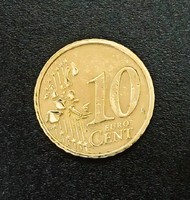 10 EURO CENT 2002 OLASZ * VF++ *