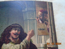 A Franklin Nyomda képanyag archivumából:REMBRANDT-SÁMSON MEGFENYEGETI APÓSÁT(1635) festménye nyomata