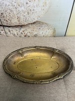Argentor antique silver-plated copper serving bowl 