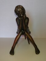 Laszlo Kutas - Girl on a chair