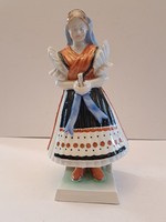 RITKASÁG!! Herendi menyecske / fohász porcelán figura