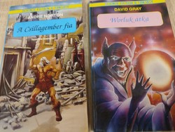 2 könyv a Phoenix Science Fiction & Fantasy sorozatból (Worluk átka, A csillagember fia)
