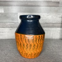 Retro tófej kerámia bicolor váza