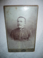 Magyar királyi államvasutak váltókezelő igazolvány fotó 1907