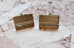 14 karátos csiszolt mandzsettagomb 10 g.