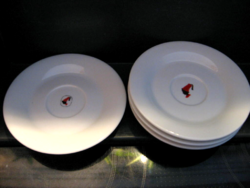 Julius Meinl piros fejes kávés alátét porcelánok darabra