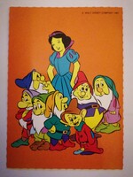 Képeslap - Hófehérke - postatiszta