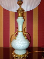 Maison Gagneau XIX.sz.porcelán asztali lámpa