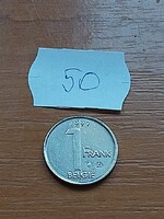 BELGIUM BELGIE 1 FRANK 1997 Acél nikkel, II. Albert király  50