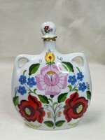 Kalocsai kézzel festett porcelán virág mintás kiöntő hibátlan állapotban 15,5 cm. magas