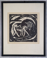 Mattis Teutsch János (1884 - 1960) / Két alak tájban, 1910
