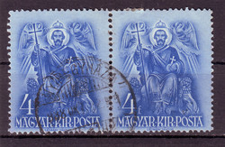 1938 Szent István 4 Fillér / pár, összefüggés / Nyíregyháza