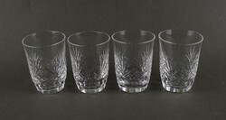 1T799 Flawless Cut Glass Set of 4