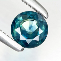 0.31ct 3.9mm Gyönyörű Kék Zafír Ékkő, High-End minőség