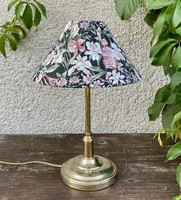 Réz kis asztali lámpa 3 db vintage antik lámpák table lamp lámpaernyő lámpabúra
