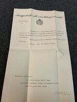 Vitéz Temesy Győző tanár, cserkészvezető, földrajztudós igazgató kinevezése Hóman Bálint aláírása