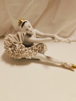 Unterweissbach porcelán balerina figura