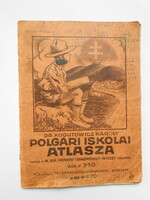 30-as évek Dr. Kogutowicz Károly Polgári Iskolai Atlasza