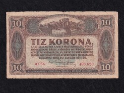 Kis címletű Korona államjegyek 10 Korona bankjegy 1920