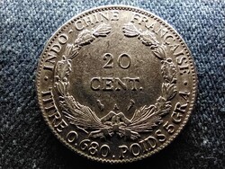 Franciaország Indokína .680 ezüst 20 Centimes 1923 A
