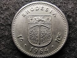 Zimbabwe II. Erzsébet (1964-1970) 10 cent 1964