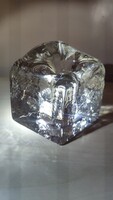 Art glass ice blokk solifleur váza