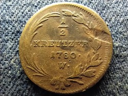 Ausztria Mária Terézia (1740-1780) 1/2 Krajcár 1780 W