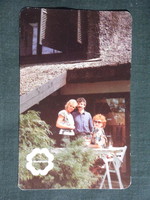 Kártyanaptár,Komfort,Módi ruházat divat,Veszprém,férfi női modell, 1989,   (7)