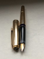PELIKAN 60 14K Aranyozott Korpusz DUPONT 18K Tollhegy Dugattyús szerkezet 70-es évek !!!