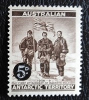KS140 / Ausztrál Antarktisz 1959 Antarktisz kutatás bélyegsor 1. értéke postatiszta