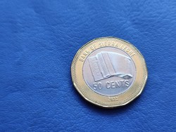 SIERRA LEONE 50 CENT 2022 HARMÓNIKA! BIMETÁL! RITKA! UNC!