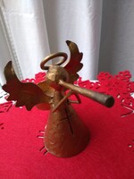 Tömör nehéz sárgaréz angyalka