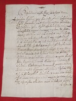Tolvay Gábor, báró (1654.-1718.): nádori ítélőmester autográf levele