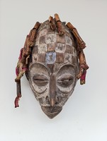 Afrikai maszk antik Chokwe népcsoport Angola D24 654 1060