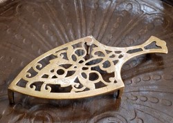 Tömör réz vasaló alátét  21 cm x 9 cm