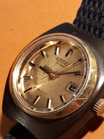 CITIZEN Automata Dátumos Arany-Barna színű Retro Női Karóra