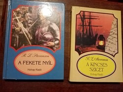R.L Stevenson-2 db ifjusági regénye