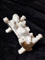 Herendi kis Jézus a jászolban . Ritka !!!!