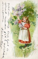 Képeslap: Gyerekek. 1900.