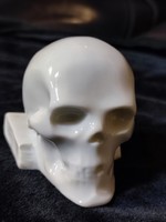 Herendi " Memento mori" / koponya porcelán figura. Ritka !!!!