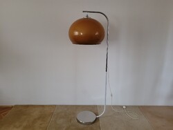 Régi retro krómozott fémvázas Szarvasi állólámpa mid century lámpa