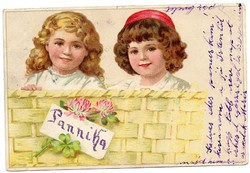 Képeslap: Gyerekek. 1904.