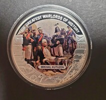 Libéria 5 Dollar. Kutuzov. 2011