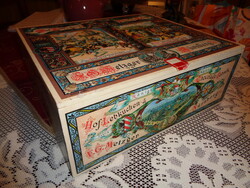 Decoratív , Nürnbergi karácsonyi mézeskalácsos doboz  , vékony falemezből , igen könnyű !