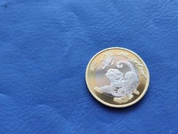 KÍNA 10 JÜAN / 10 YUAN / SHI YUAN 2022 TIGRIS ÉVE! BIMETÁL! ÚJ KIADÁS! RITKA! UNC!