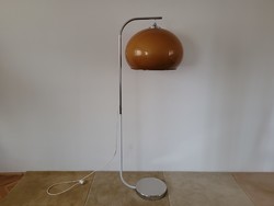 Régi retro krómozott fémvázas Szarvasi állólámpa mid century lámpa