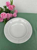 Régi porcelán retro Zsolnay indamintás kínáló indás mélytànyér tányér nagymama kincse  nosztalgia