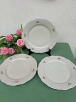 Régi porcelán Zsolnay lapostányér  tányér nagymama  András kincse  nosztalgia