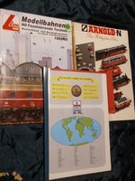 Modell, vasútmodell katalógusok 1989, ESCI-ERTL, ARNOLD-N, LIMA